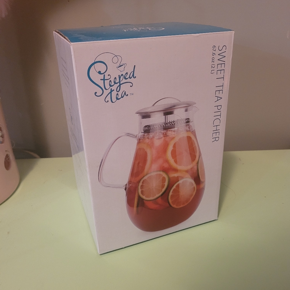 Steeped Tea Brand Tea Pitcher